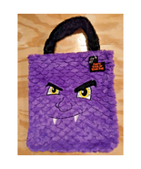 Purple Furry Monster Trick Or Treat Bag Scary Eyes 14x14 - Halloween - €6,36 EUR