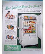 Servel The Gas Refrigerator Print Advertisement Art 1947 - $26.05 CAD