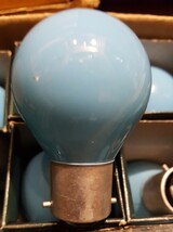 10 X 40 WATT BLUE GOLFBALL BULB BC / B22 CAP - $322.22 MXN
