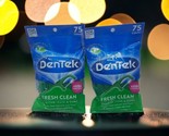 *2* DenTek Fresh Clean Floss Picks 75ct Each Extra Tight Teeth - £7.78 GBP