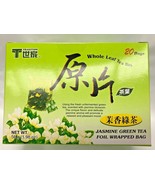 20 Bags Whole Leaf Tea - Jasmine Green Tea FOIL WRAPPED BAG -  BEST QUALITY - $16.12 CAD