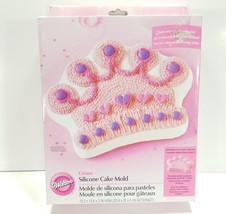 Wilton Princess Crown Silicone Cake Mold 10&quot; x 12&quot; x 2&quot; - £6.03 GBP