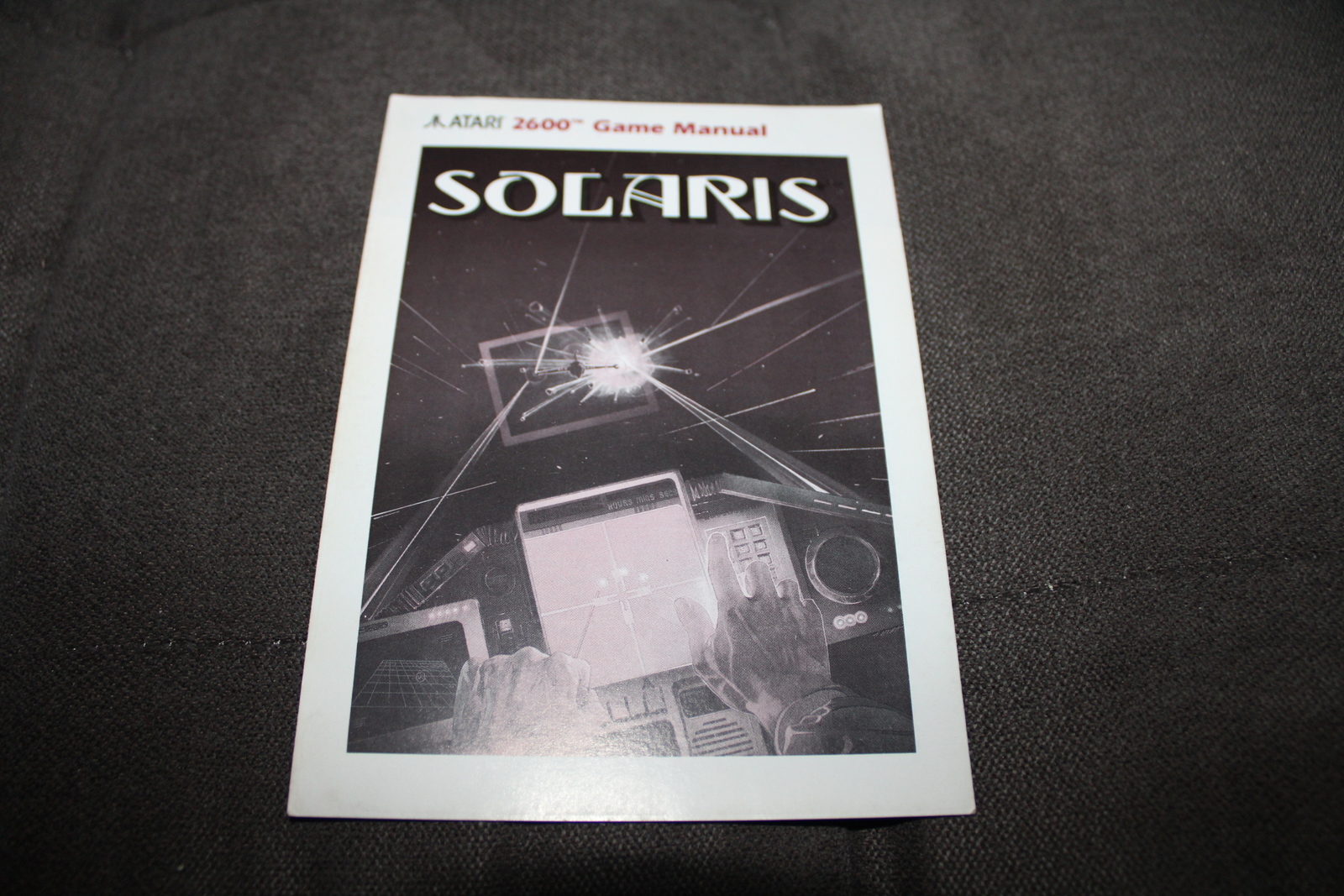 Atari 2600 Solaris game manual in excellent condition  - $8.00