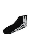 Men Casual Sneaker - Black Canvas White Bones, sizes 6 to 15 Available - $48.71 CAD