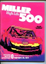 Ontario Motor Speedway Nascar Race Program 2-28/1971-PETTY-PEARSON-HYLTON-vf - £238.13 GBP