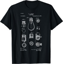 Electrician Light Bulb Electricity Electrical Engineers T-Shirt - £31.46 GBP
