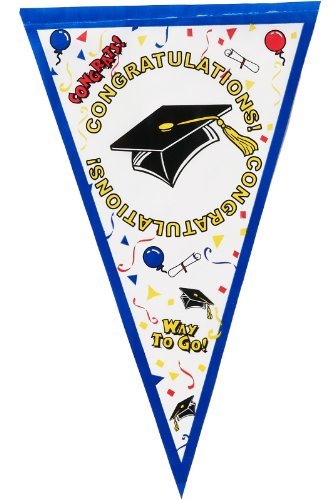 Graduation Pennant Banner Party Accessory - $4.89