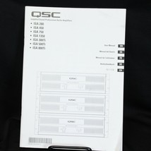 QSC Autio Amplifers ISA Manual - £7.74 GBP