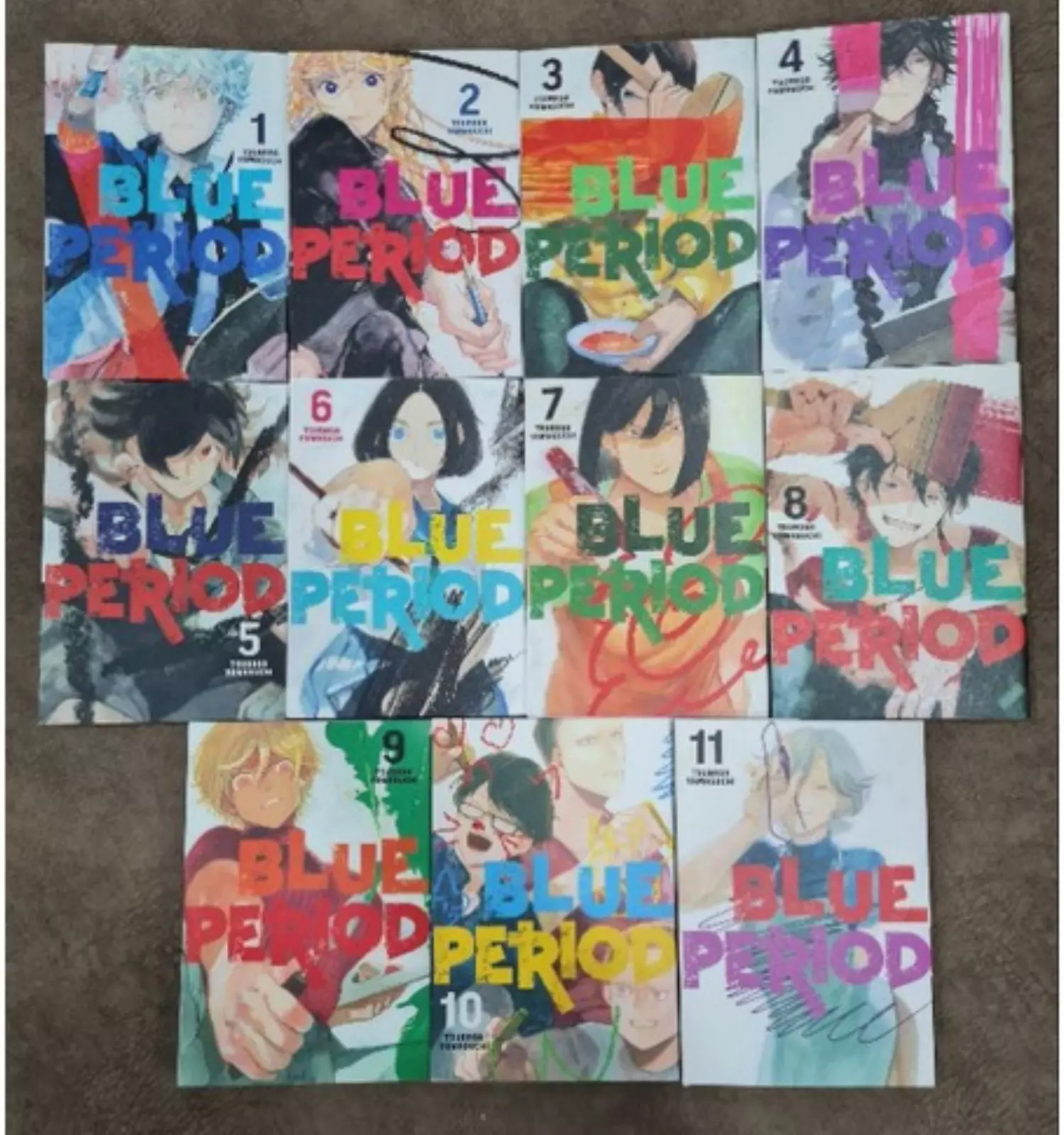 Blue Period Manga Volume 1-11 English Comic Book Complete Set-Express Sh... - $150.00