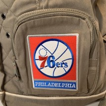 NBA Philadelphia 76ers Gray Cotton Old School Backpack By Little Earth NWT - £9.51 GBP