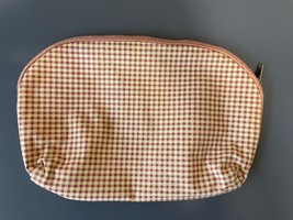 TRINA Pink Striped Cosmetic Bag with Zipper - e1022 - $72.87 MXN
