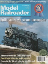 Model Railroader Magazine October 1997 Lay N Scale Flextrack/ Steam Loco... - $2.50