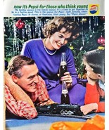PEPSI COLA - Trains - Holiday Season - Pepsi Please - 1961 Vintage Print Ad - €14,64 EUR