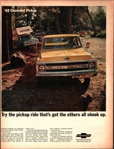 1969 Chevrolet &#39;69 Pickup Truck Shook Up Vintage Print Ad nostalgic c5 - $25.05