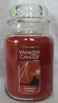 Yankee Candle Large Jar Candle 110-150 hrs 22 oz SUMMER STORM - £29.87 GBP