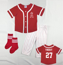 Mike  Trout Los Angeles  Angels Jersey Uniform Pants Socks - $40.00+