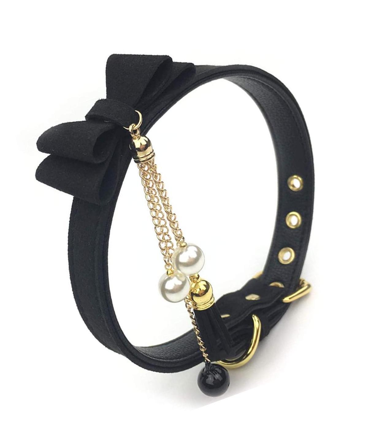 Collar Necklace Lolita Bow Collar Cat Kitty (T) - $66.10