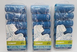 Conair Self-Grip Curls &amp; Body Hair Curlers - Small Blue - 6 Ct . Pk - (3... - $14.99