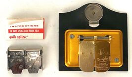 Vintage Mansfield Junior Film Splicer 8 &amp; 16 mm &amp; Quik Splice 8mm Splicer - $15.75