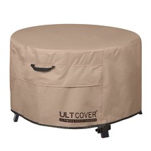 Patio Fire Pit Table Cover Round 44 Inch Outdoor Fire Bowl Cover - £49.61 GBP