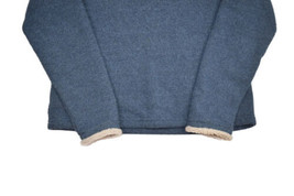 Kuhl Alfpaca Fleece Sweatshirt Womens S Blue 1/4 Zip Pullover Sherpa Trim - £26.63 GBP