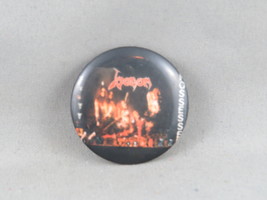 Vintage Band Pin - Venom  Band Picture - Celluloid Pin  - $19.00