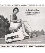1958 Detroit Harvester Lawnmower Moto Mower Advertisement Agriculture DW... - $29.99