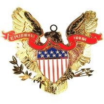 Wings of Freedom Danbury Mint American Spirit Collection Gold Plated Ornament - £36.04 GBP