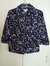 Charter Club Ladies 3/4-SLEEVE Stretch JACKET-PS-NWOT- CUTE/COMFY-BACK Pleats - £6.13 GBP