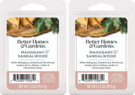 Better Homes and Gardens Wax Cubes 2.5oz 2-Pack (Mahogany and Sandalwood) - £9.47 GBP