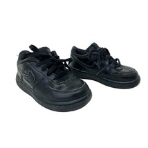 Nike Air Force 1 sneakers 9C toddler all black 314194 lace up kids shoes  - £23.48 GBP
