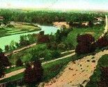 Vtg Postcard 1906 River Thames and Pipe Line Road London, Ontario Canada - $4.90