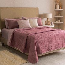 Blush Color Special Fabric Reversible Ultraslim Comforter Set 1 Pc Twin Size - £35.60 GBP