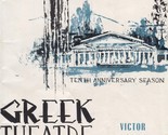 Greek Theatre (Los Angeles) Magazine Victor Borge, June 1962, 45 pages - £11.86 GBP