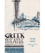 Greek Theatre (Los Angeles) Magazine Victor Borge, June 1962, 45 pages - $15.00