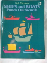 Vintage Ships and Boats Punch-Out Stencils - 1986 - £8.69 GBP