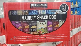 Kirkland Signature Variety Snack Box 51 CT - £33.42 GBP