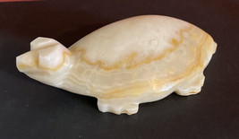 Marble Stone Turtle Figure Collectable - $9.50