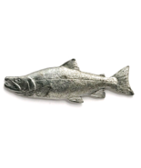 1988 GG Harris Sockeye Salmon Lapel Pin Pewter Fish Fishing Wildlife Jew... - $258.20 MXN