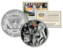 WIZARD OF OZ &quot; In Forest &quot; Colorized JFK Kennedy Half Dollar US Coin LIC... - $12.16