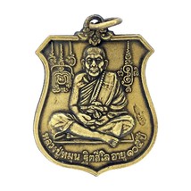 Phra Lp Moon famoso monje talismán tailandés amuleto mágico vintage... - $14.01