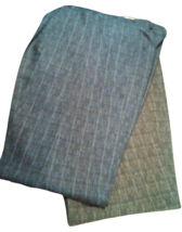 Pantalon Homme Classique 54 d6 Pure Laine Frais Été Vintage Bleu Gris Checked - £48.35 GBP