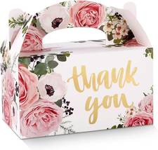 Set of 12 Floral Favor Boxes - £19.51 GBP