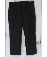 CAT Caterpillar Heavyweight Canvas Fleeced Lined Pant Black Men&#39;s Sz 40 ... - $489.46 MXN