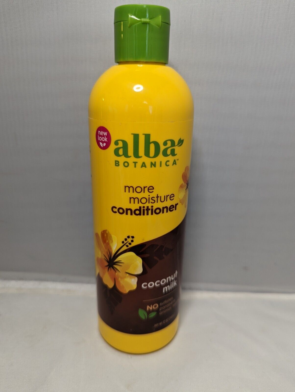 Hawaiian Dry Hair Care Coconut Milk More Moisture Conditioner Alba Botanica 12oz - $19.77