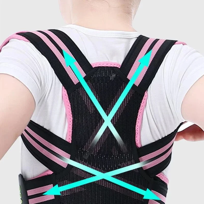 Sporting Adjustable Back Posture Corrector Upper Back Straightener Brace for Kid - £43.15 GBP