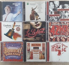 Broadway Musical CD Lot of 9 Zorba - Revival Cast Jacques Brel Is Alive And Well - £14.23 GBP