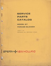 New Holland Parts Manual (27 Forage Blower) Vintage - £7.88 GBP