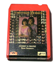 Donny &amp; Marie Osmond - New Season - 8-Track Tape - New pads and tested. - $3.95