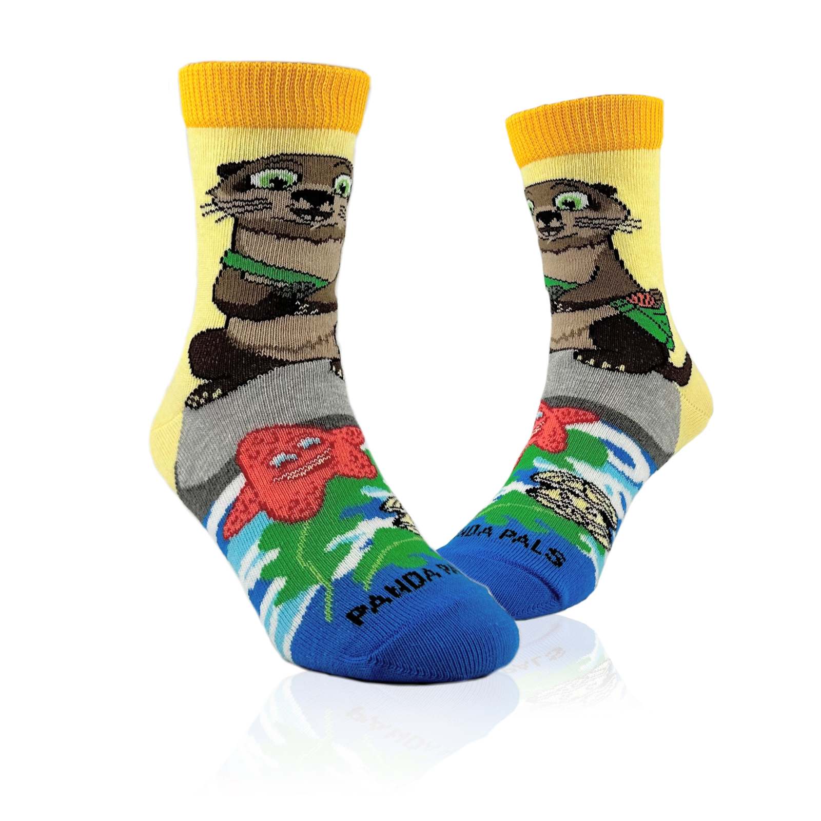 Otter on a Rock Socks from the Sock Panda (Ages 3-7) - $5.00